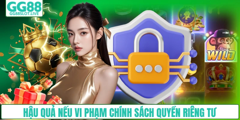 Hậu quả nếu vi phạm chính sách quyền riêng tư
