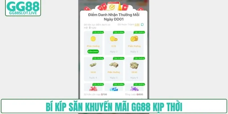 Bí kíp săn khuyến mãi GG88 kịp thời
