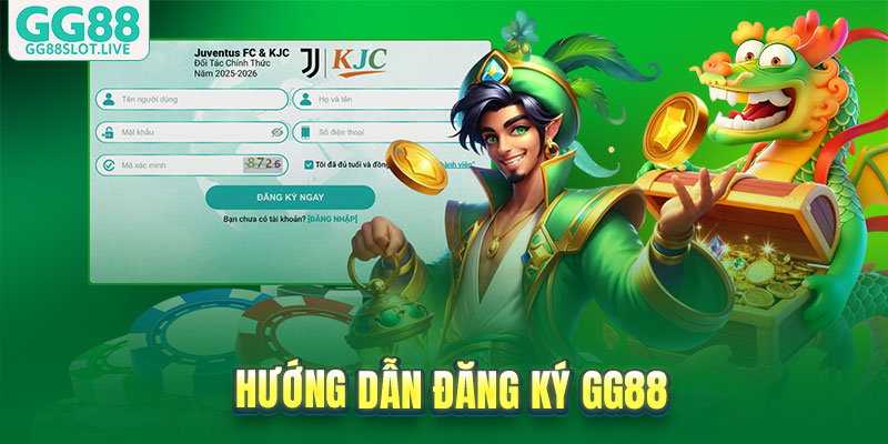 Biểu mẫu đăng ký tài khoản GG88
