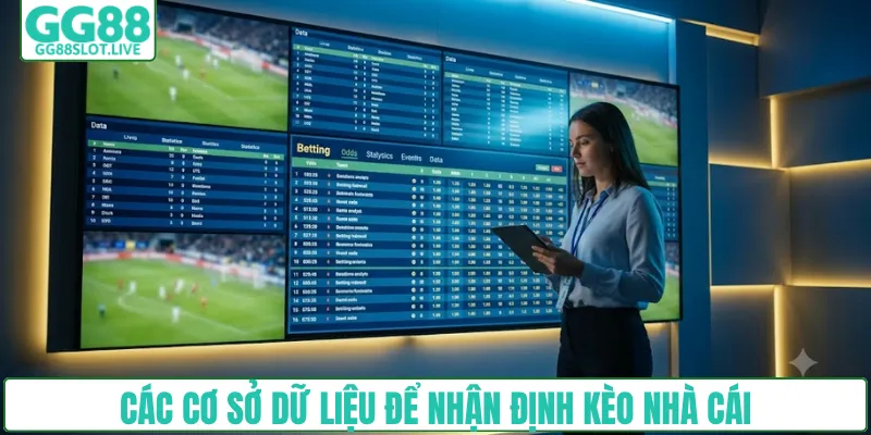 Các cơ sở dữ liệu để nhận định kèo nhà cái