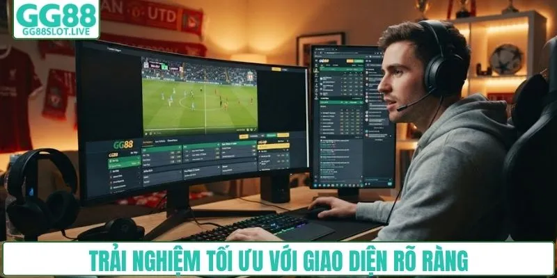 Trải nghiệm tối ưu với bố cục và màu sắc rõ ràng